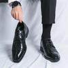 Men Derby Shoes Lace-up Business Men Shoes Black Brown Pu Shoes for Men with  Size 38-48 Mens Dress
