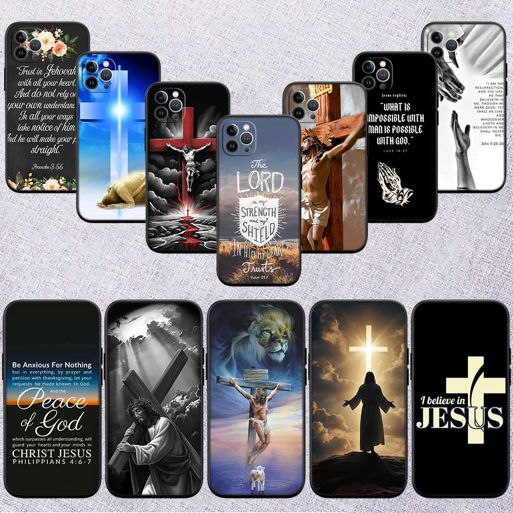 NH10 Bible Verse Jesus cross Phone Case for Xiaomi Poco C40 C50 C51 C55 C65 C71 C75 F3 F5 F6 F7 M2 M3 Pro Ultra