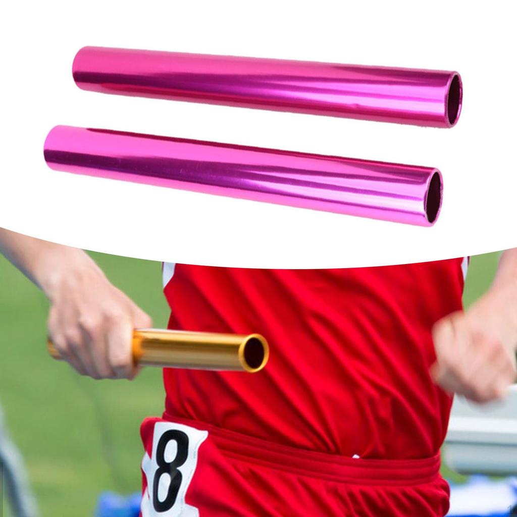 2 Aluminum Alloy Pieces Hollow Relay Sticks