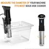 25L BPA-vrije Sous Vide Kookcontainer met Deksel - Hittebestendig voor Precieze Maaltijden op Lage Temperatuur (Past op de meeste dompelcirculators)