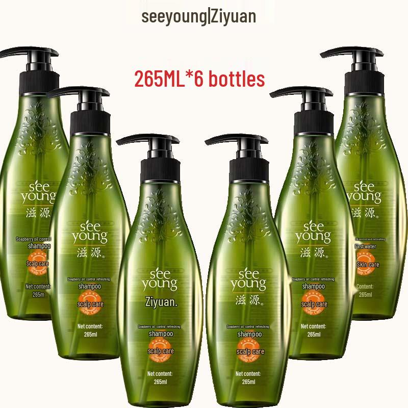 

Seeyoung Sapindus Oil Control Refreshing Shampoo - 6x265ml