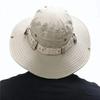 Cappello a Secchiello Estivo da Uomo Protezione UV da Esterno Ampia Visiera Panama Safari Caccia Escursionismo Cappello da Pescatore a Rete Cappello da Sole da Spiaggia