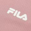 Fila Heritage Letter Print Soft Polo Comfortable Casual Short Sleeve Dress Women Dresses Agar-Pink F11W428317FPK