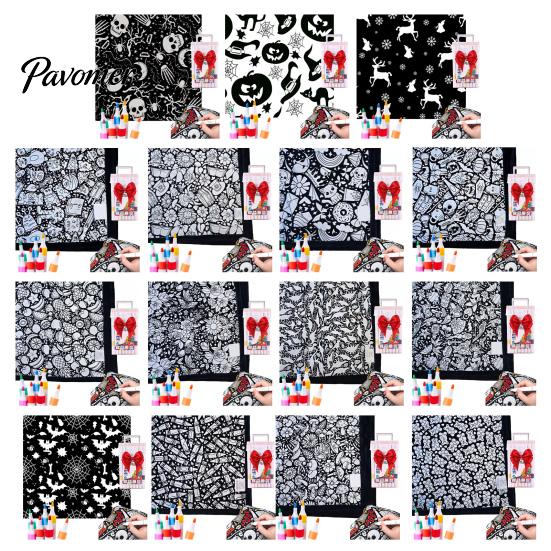 Customizable Throw for Art Projects DIY Coloring Blanket with 24 Markers, Color Your Own Blanket, 59" X Creative Arts And Crafts Toddlers 45"