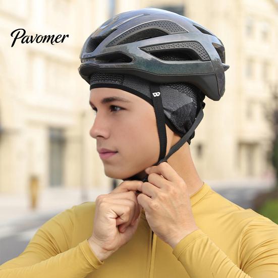 All-season Cycling Beanie Outdoor Hat Windproof Ear Protection Motorcycle Helmet Liner Riding Running Elastic Head Cover Men Women Four Seasons