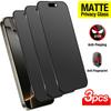 3Pcs Matte Privacy Screen Protector for iPhone 17 16 15 14 Pro Max  Anti-Spy Tempered Glass For iPhone 13 12 11 Matte Private