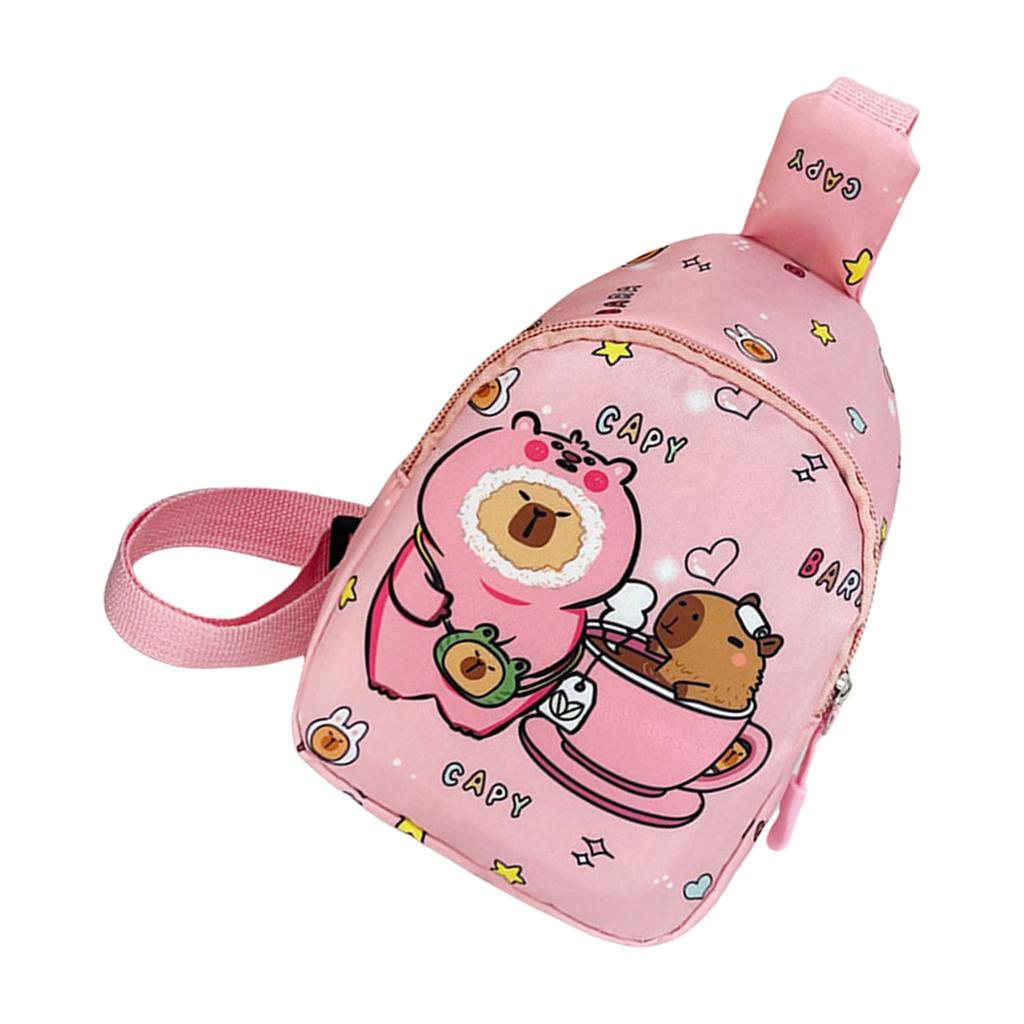 Kids Sling Bag Cartoon Kids Travel Bag Chest Bag Kids Crossbody Bag Mini Backpack Daypack for Girls Boys Fanny Packs