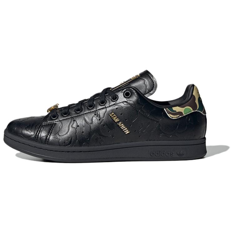 New Adidas Bape X Stan Smith '30th Anniversary Black' IG1116