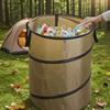 1pc-Foldable Garbage Bin Portable Outdoor Camping Garbage Bin Gardening Leaf Bin