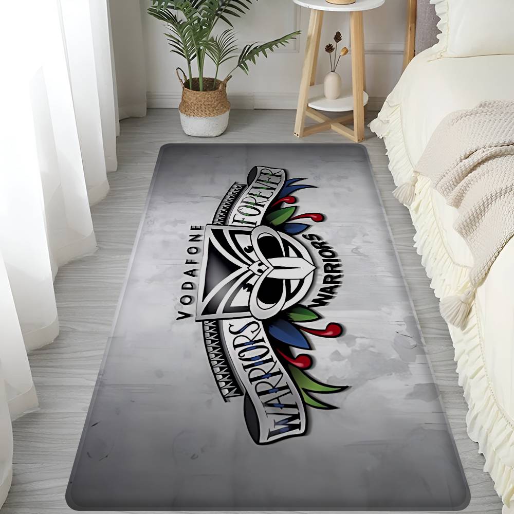 New Zealand Auckland Warriors Entrance Door Mat Washable Non-Slip Living Room Sofa Chairs Area Mat Kitchen Welcome Doormat