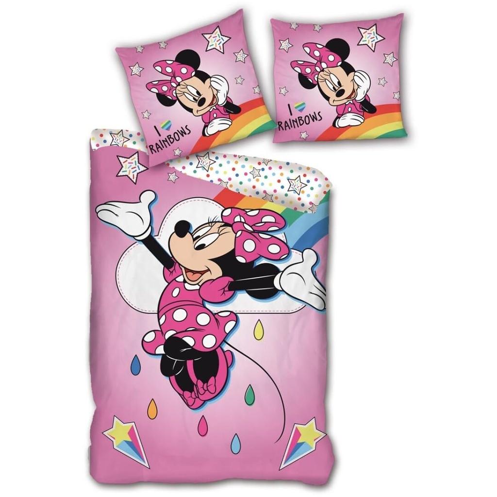 Disney Minnie Mouse Minnie Single Duvet Cover and Pillowcase Set 4695 [Parallel Import]