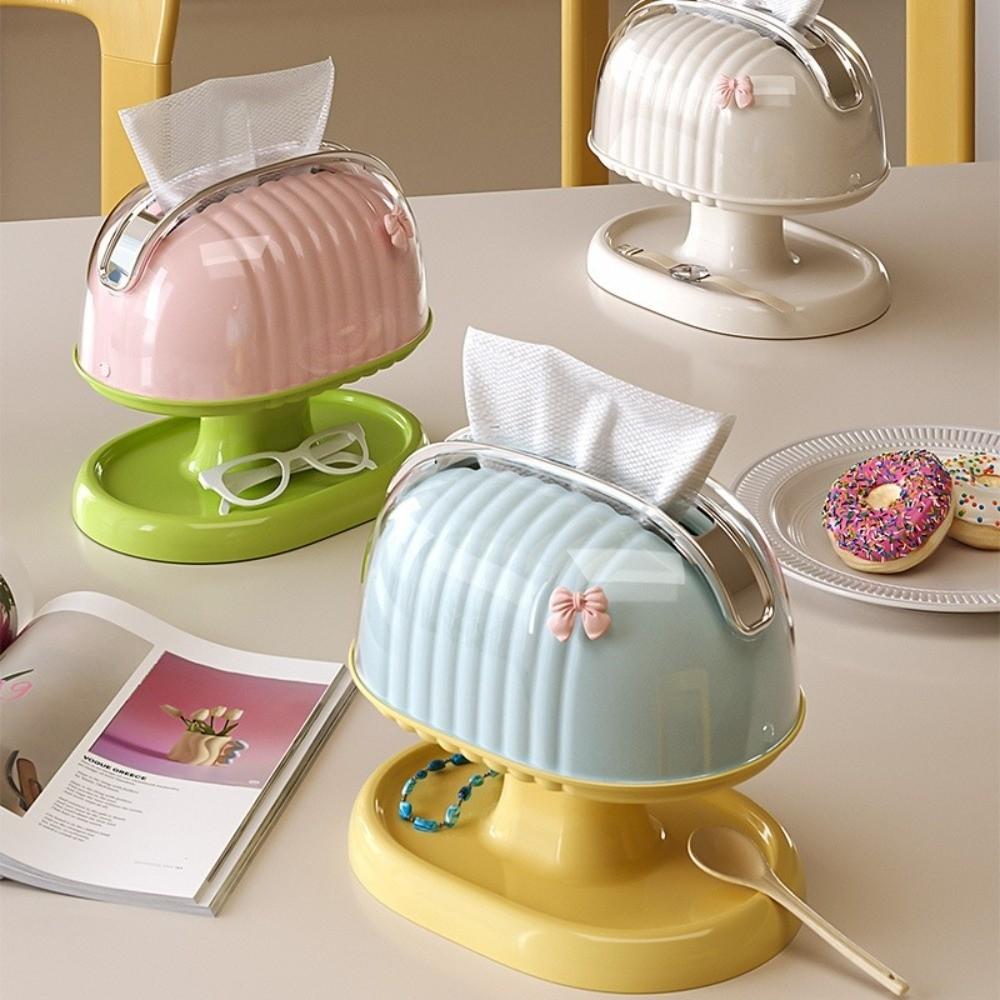 With Shelf Paper Towel Case Dust-Proof Napkin Holder Paper Towel  Dispenser  Office