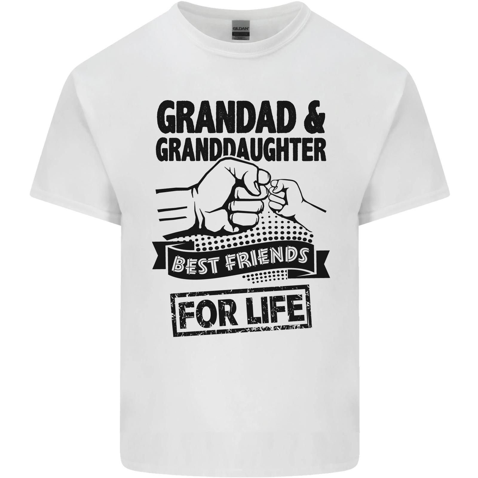 

26 Grandad and Granddaughter Grandparents Day Mens Cotton T-Shirt Tee Top Unisex T-Shirt XXL