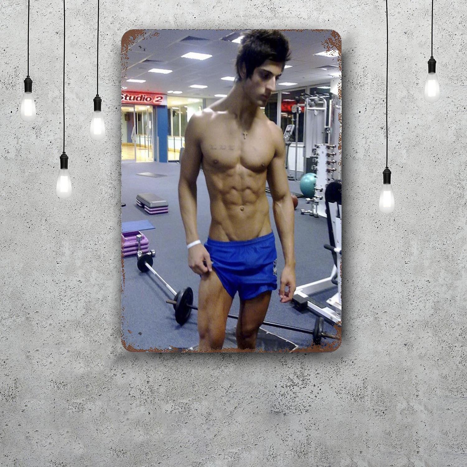 

zyzz Retro Vintage Tin Sign Poster Decorative Plaque Metal Plate Wall Decor 20x30cm（7.8x11.8inch）