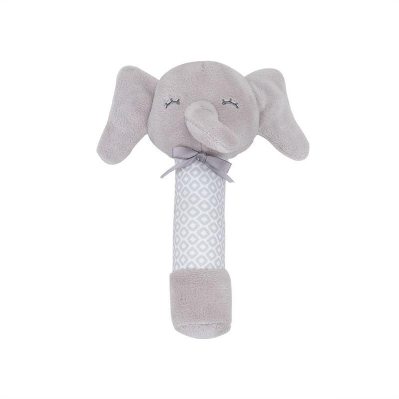 Baby Plush Animal Rattle Toy With Sound And Grasping For Early Education And Development