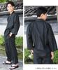 Samue All Season Relaxing Japanese Men's Japanese workwear Set, 100% Cotton, Loungewear, Size LL Color Black