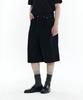 CONNECT KINLOCH Essentials Washed Denim Bermuda [Black]