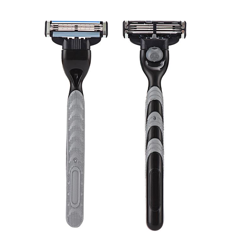 

Three-Layer Razor Handle for Men - Universal Shaving Razor Head Holder 1 Handle