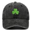 Ireland Green Baseball Cap Retro Clover Embroidered Sunscreen Hat for Men And Women Trendy Couple Duckbill Cap