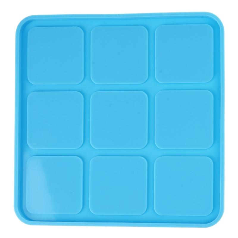 Tic Tac Toe Game Board and X O Silicone Molds Set Epoxy Resin DIY Art Craft Mold for Christmas NightA Art Crafts Tools