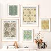 William Morris Colorful Abstract Flowers Wall Art Canvas Painting Nordic Posters And Prints Wall Pictures For Living Room Decor