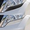 Pair Bright Carbon Fiber Headlight Eyelid Sticker For Toyota Land Cruiser 10-18