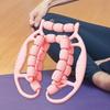 23-колесный массажный ролик для мышц, инструмент для ног, круговой захват для плеч, икр и локтей,