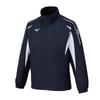MC Line Breath Thermo Warmer Training Deep Navy X Size L Jacket, Heat-Generating Material, Water-Repellent, Windproof, Unisex, White, (Product Code