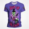 Cartoon Anime Invader Zim T Shirt Men Summer Short Sleeve Cool 3D Print T-shirt Funny Dib Membrane Tops Tee Clothes