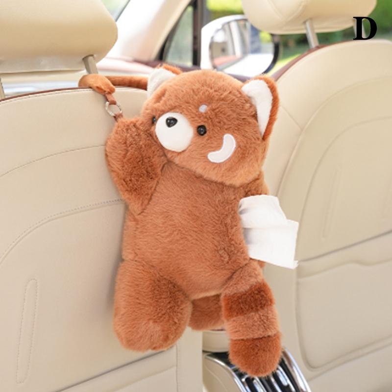 

Универсальная автомобильная вешалка для салфеток, кукла, милый креативный подвесной держатель для салфеток, плюшевый чехол для салфеток в виде транспортного средства, бумажная коробка, автомобильные аксессуары