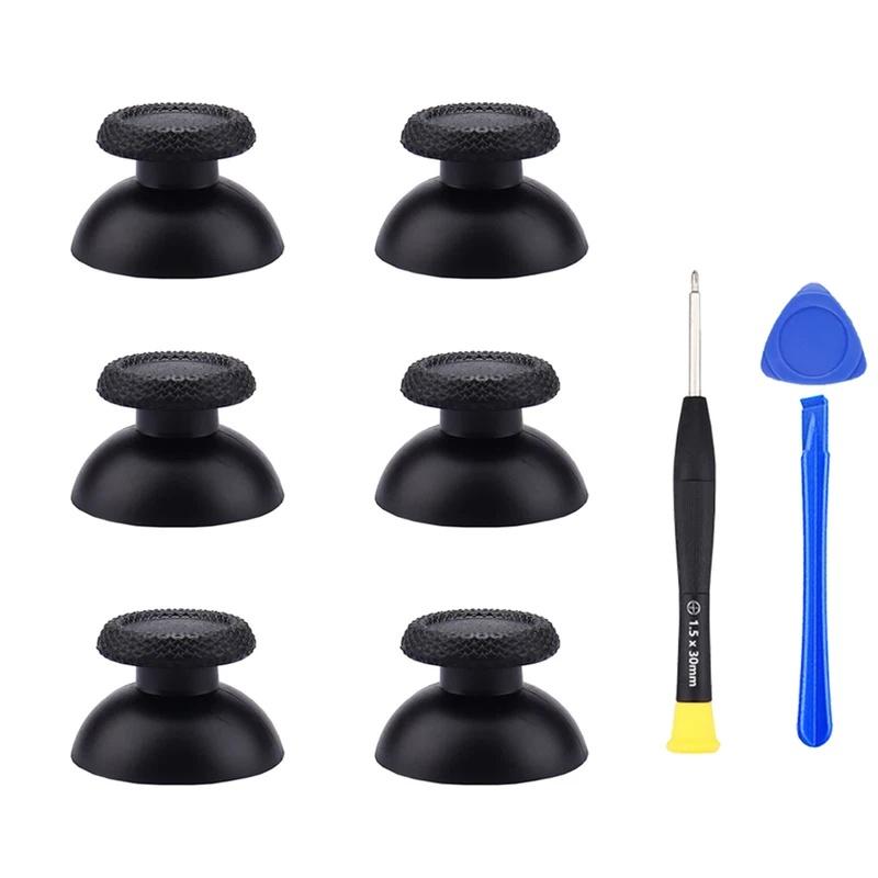 Analog Thumbsticks Replacement Joystick Caps Repair Kit For PS5 DualSense Controller, Screwdriver Tool Game Controller Spare Par