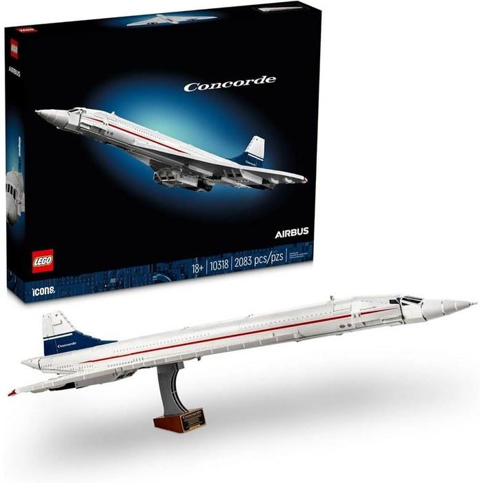 LEGO Icons Concorde Aircraft - 2083-piece Building Kit (10318)