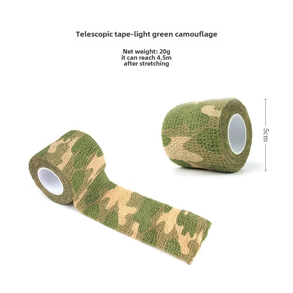 Bandă de camuflaj retractabilă autoadezivă pentru vânătoare, ciclism, mașini