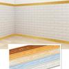 1PC 2.3mx4cm Ceiling Decorative Strip Self Adhesive Wall Trim Line Wall Border Skirting Home Decoration Wall Stickers