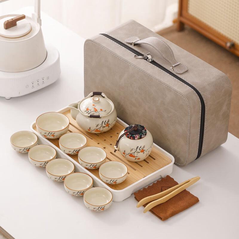 Yi Pan Ru Kiln Celadon Travel Tea Set