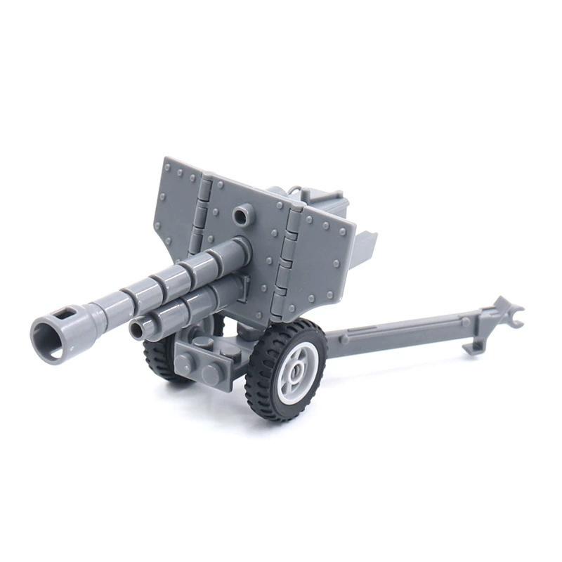 

НОВЫЙ Военный Сельскохозяйственная Граната Ганнон Автомобиль Зенитное Орудие Внедорожник Конструктор Модели Наборы Кирпичики Детские Наборы