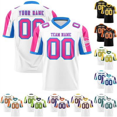 Camisas de futebol personalizadas Nome e número da equipe impressos personalizados Uniforme esportivo para homens, mulheres e jovens
