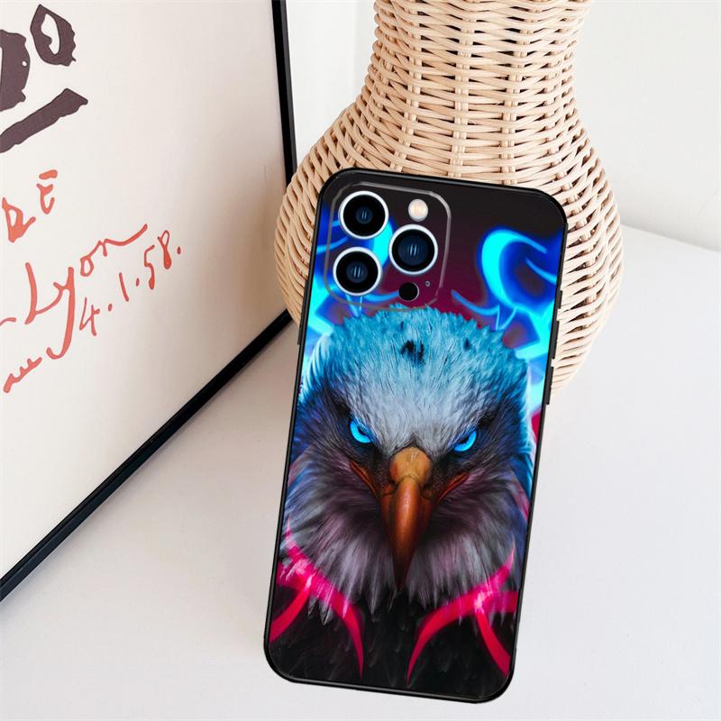 Eagle Hawk Bird Animal Phone Case For iPhone 16 Pro Max 15 14 13 11 12 17 Pro Max mini 15 16 Plus 16e 17 Air Cover
