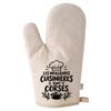 Gant De Cuisine Beige Les Meilleures Cuisinières Sont Corses | Coton Recyclé 280 G/m² 17 × 26 Cm Dos Matelassé | Taille Unique Four