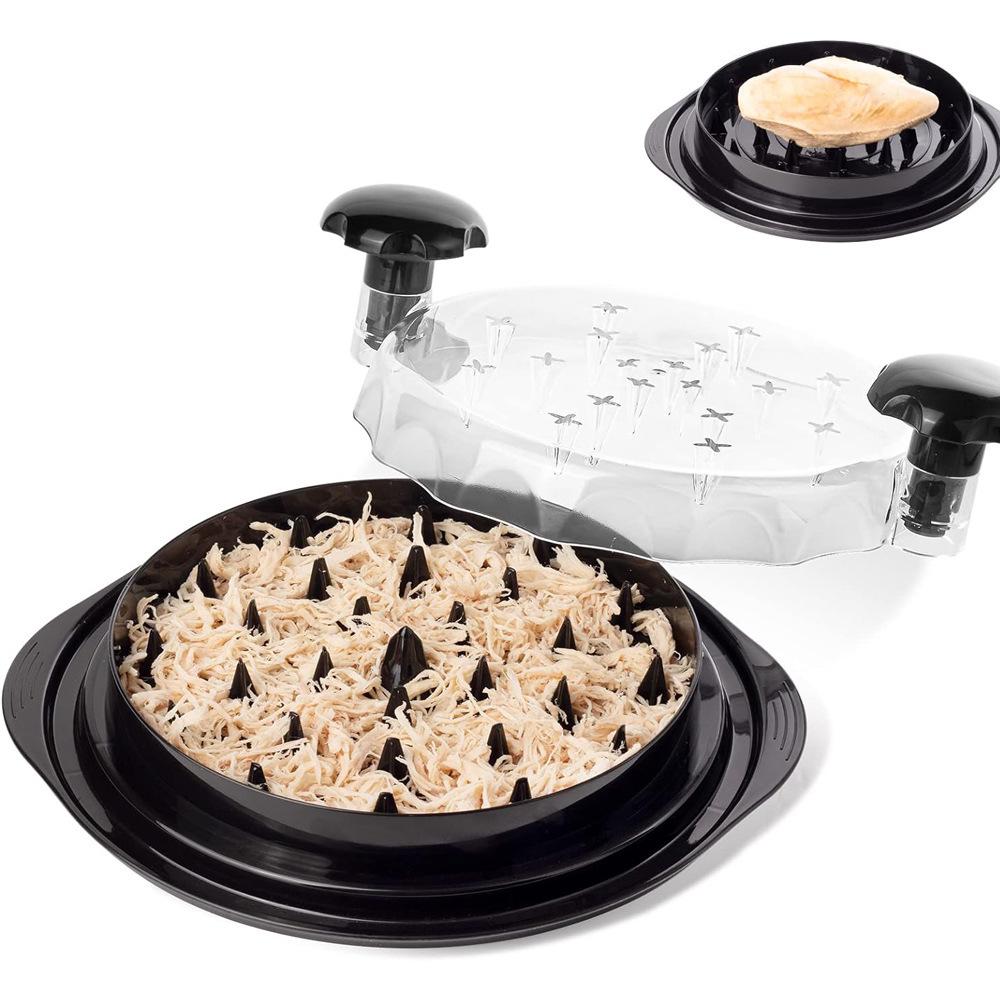 Tritacarne Petto di Pollo FF: Tritacarne e Strumento per Pappe con Coperchio Trasparente