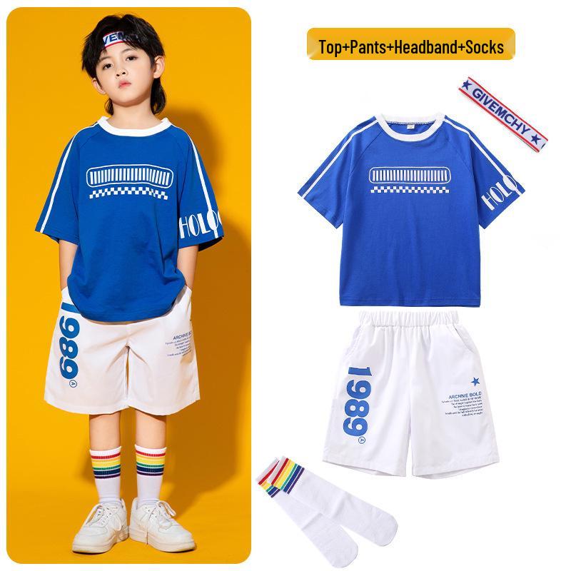 

Детский костюм для хип-хопа и уличных танцев для выступлений по чирлидингу и джазу 120 cm