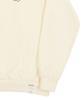 GRAVER [Unisex] Line Flower Dot Logo Smile Sweatshirt_Cream