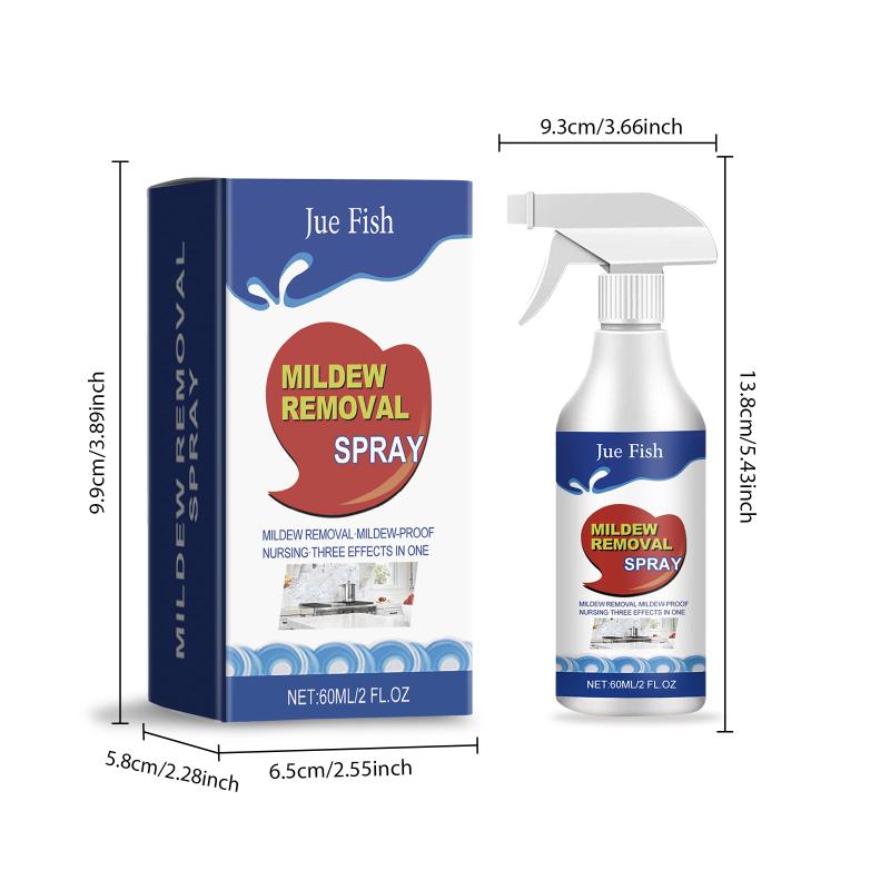 Bathroom Tile Mildew Remover Multi Functional Mold Cleaner Spray for Wall and Ceiling Deep Stain Removal at Home