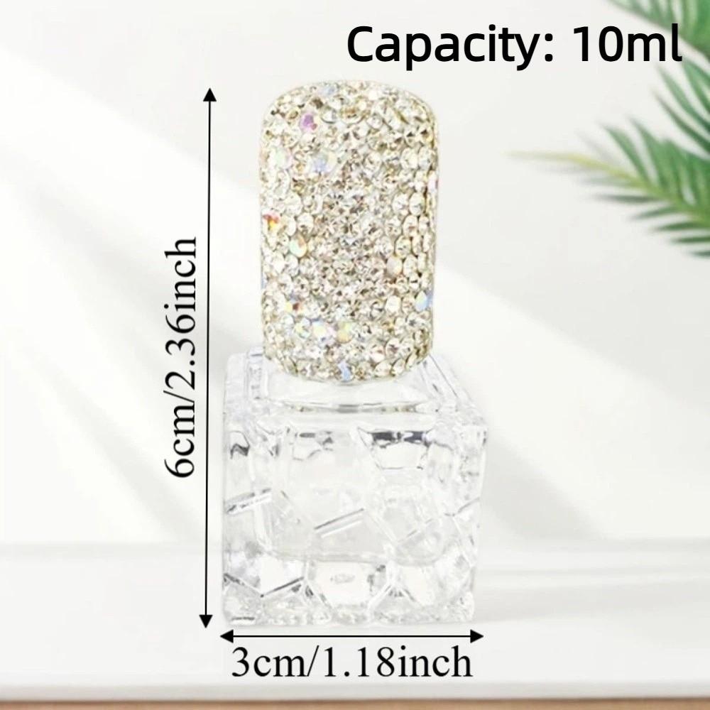 Exquisite Glass Perfume Atomizer 10ML Refillable Spray Bottle Travel Supply