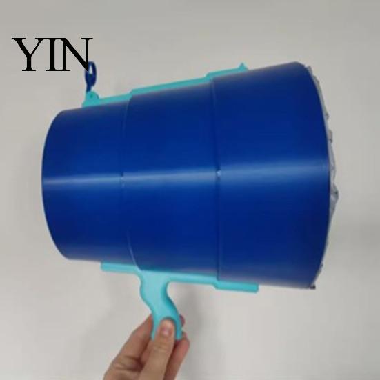Easy to Operate Air Cannon Handheld Toy, Foldable Single Shot Blast Indoor Outdoor Fun Game Vortex Prank Shooter for Family Parties, Holiday Birthday