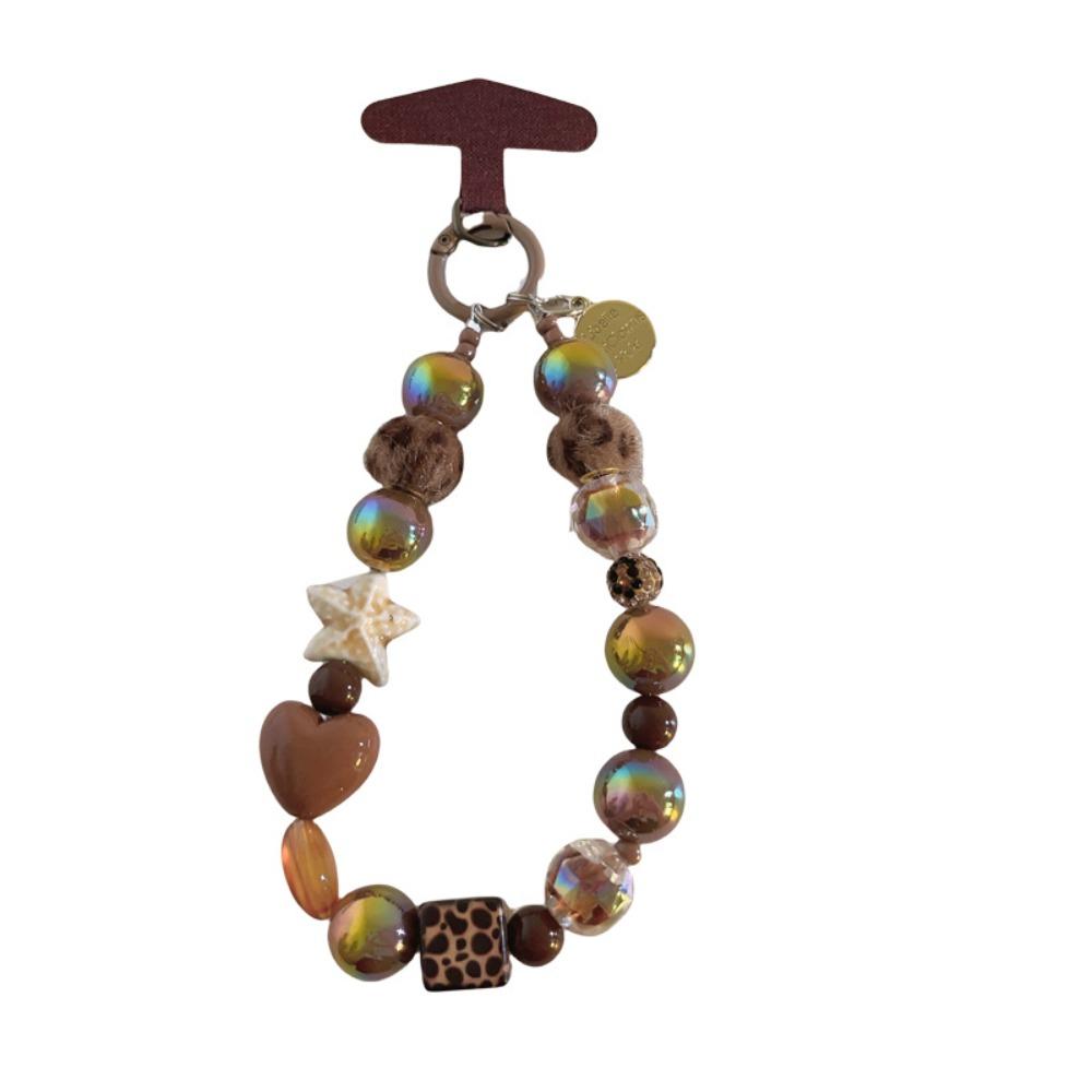 

Бисерный шнурок для мобильного телефона, короткий ремешок на запястье, модная цепочка для мобильного телефона, универсальный