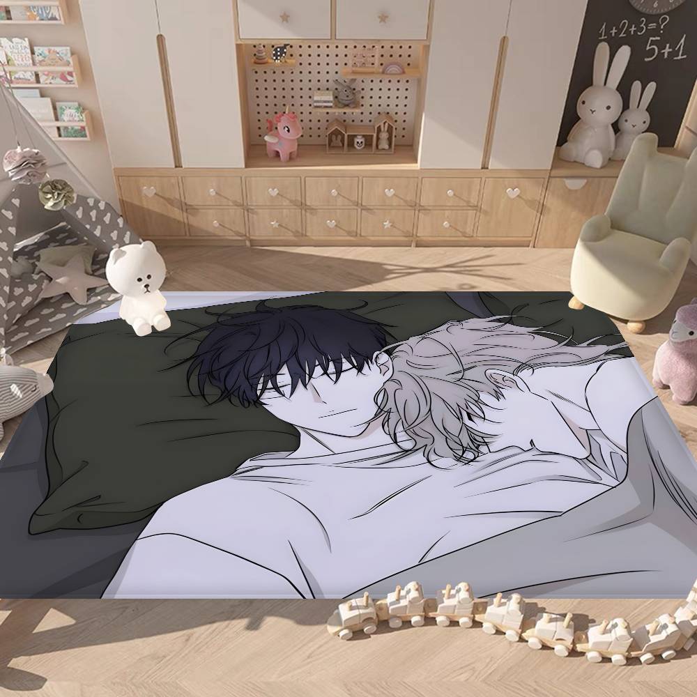 Low Tide In Twilight Anime Floor Mat INS Style Soft Bedroom Floor House Laundry Room Mat Anti-skid Household Carpets