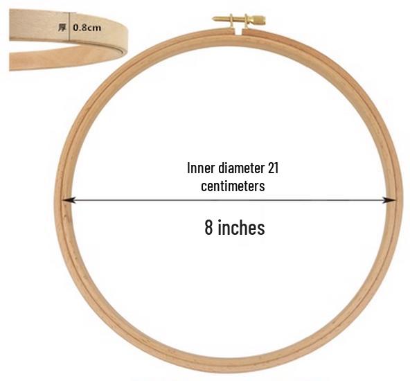 Handmade DIY Embroidery Tool Set with Hoop, Frame, and Stand