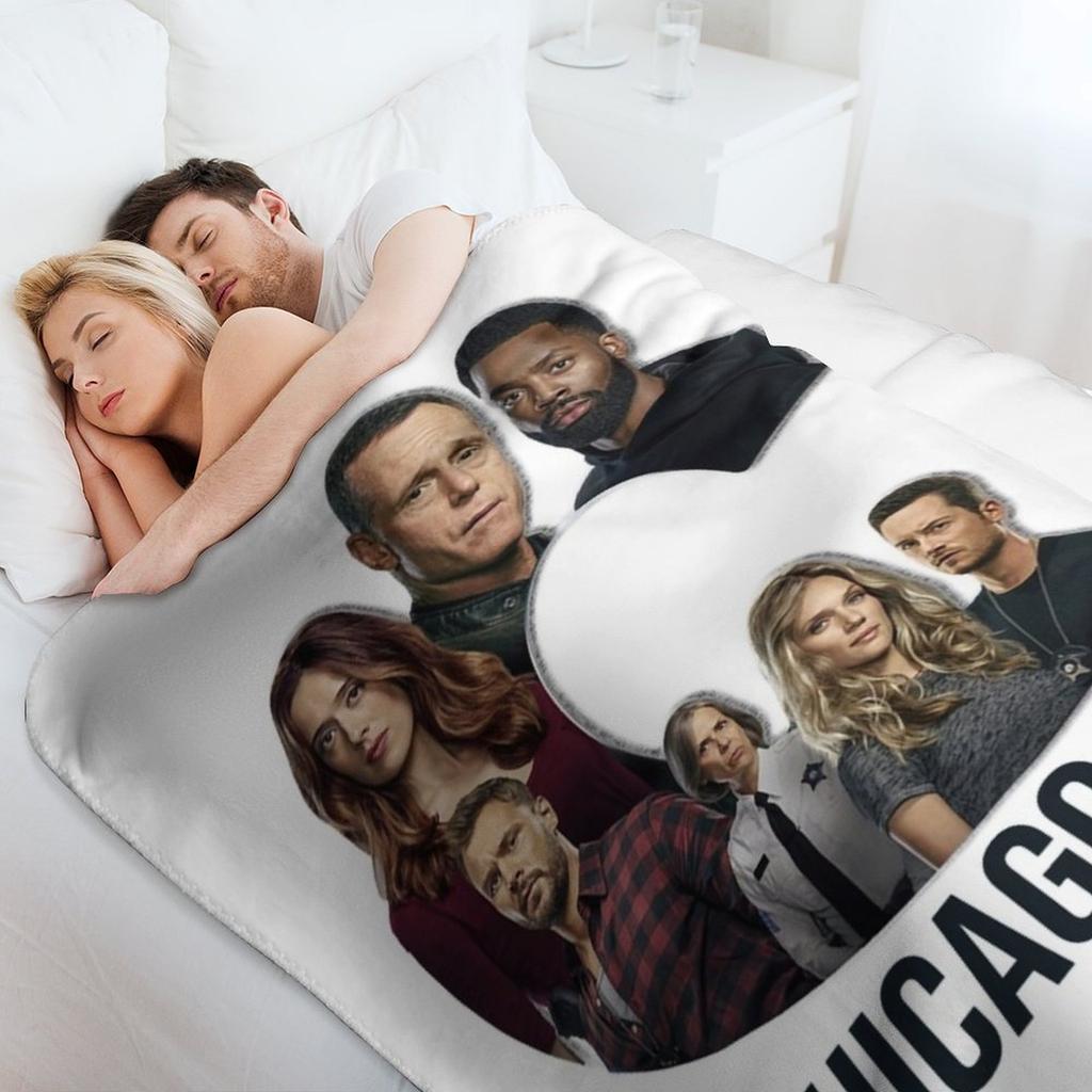 A Boy Who Loves Chicago Pd Casey Awesome First Day Throw Blanket Soft Solid Color Blanket for Couch Bed