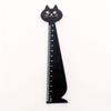 Cute Cat-Shaped Wooden Ruler - Perfect for School, Home, and Office Stationery!